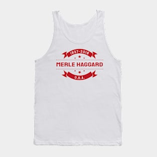 ND Merle Haggard USA 1937 2016 Music D80 Tank Top